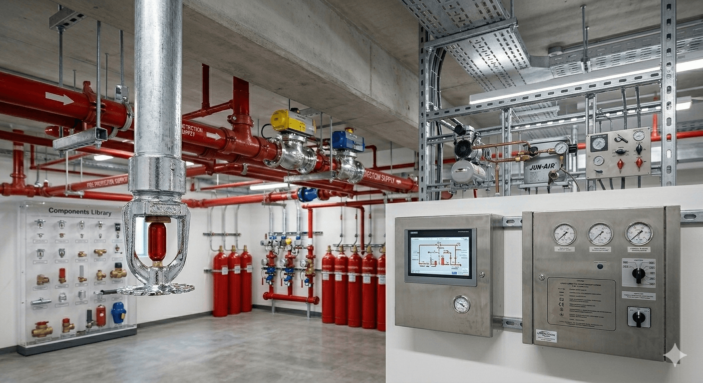 Infraestrutura técnica para combate a incêndio